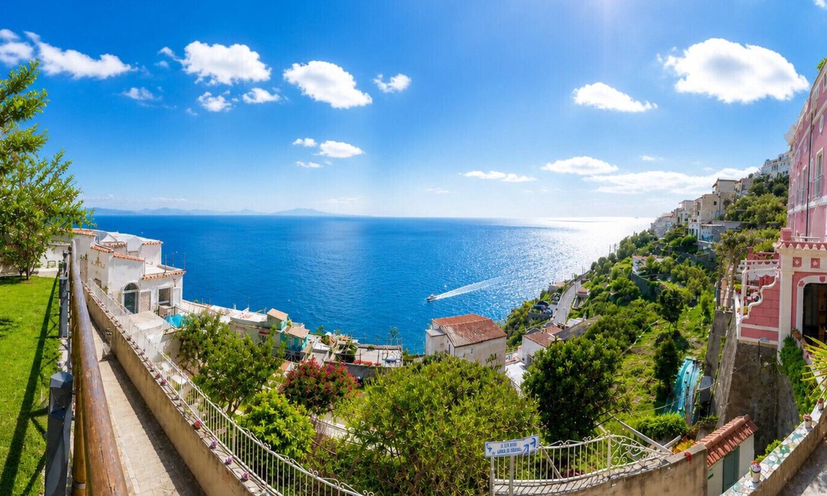 Praiano Villa | AMORE RENTALS - Villa Mare Blu with Internal Heated Pool, Sea View and Breakfast