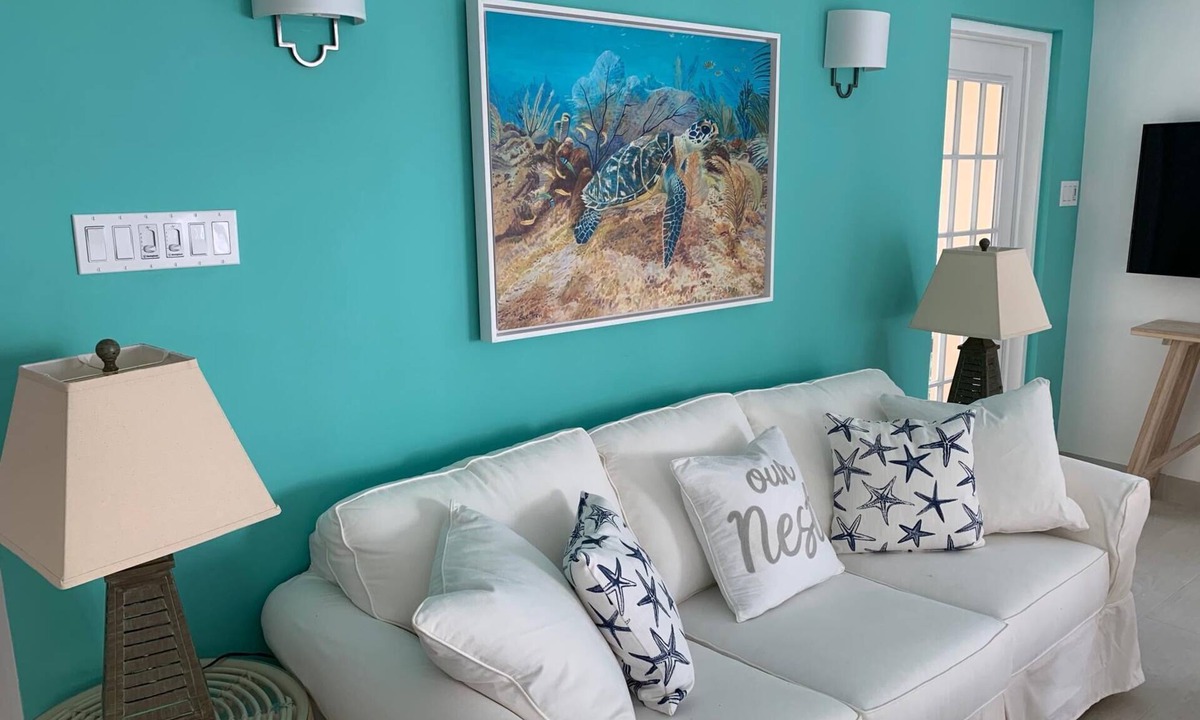 Dover Apartment | Beachfront Apartment in Paradise: Turtles Nest D