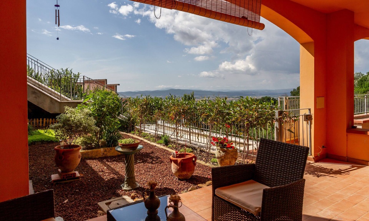 Scarlino Apartment | "Belvedere" Apartment with Garden and Wi-Fi