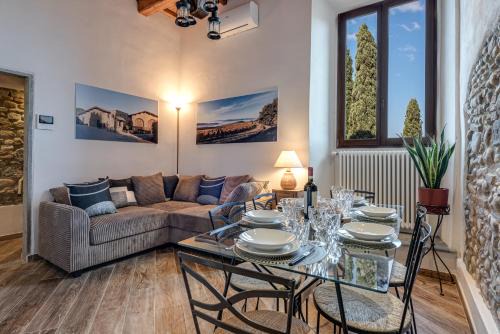 Sant'Andrea in Percussina Apartment | Elegant Tuscany Retreat,Spa Bath Near Florence