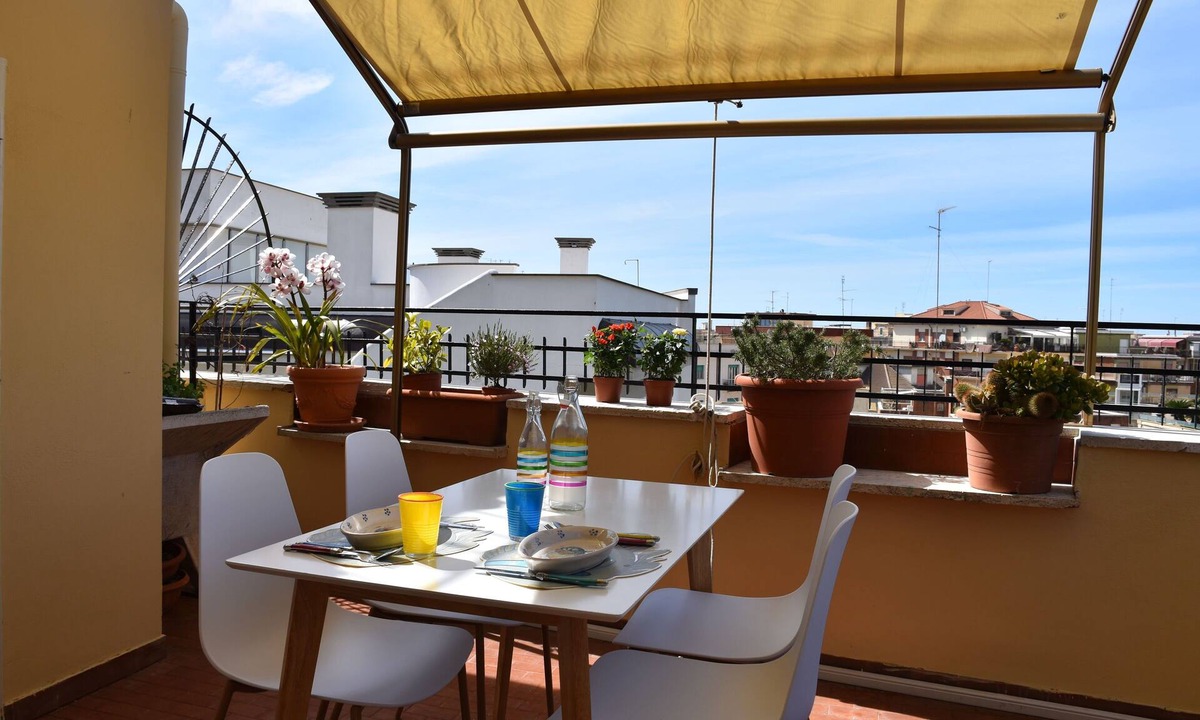 Anzio Apartment | Penthouse with two terraces, Anzio center, a few steps from the beach.
