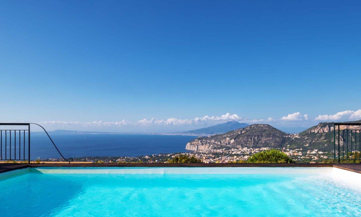 Colli di Fontanelle Villa | Stunning private villa with A/C, private pool, WIFI, TV, patio and panoramic view, close to Sorr.