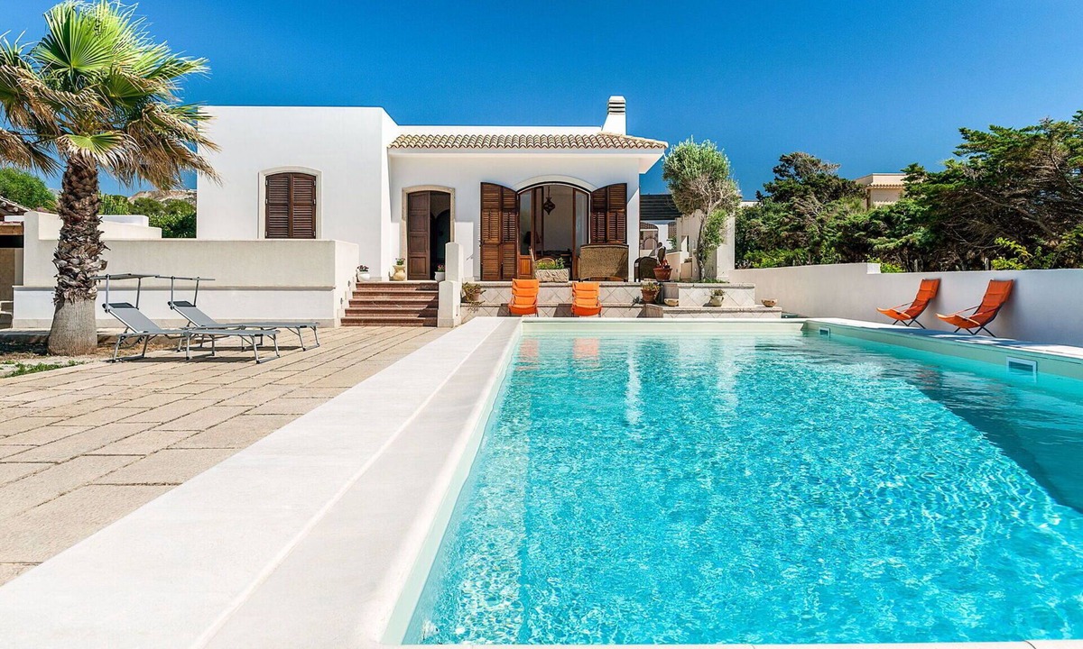 Custonaci Villa | Stunning private villa for 6 people with private pool, A/C, WIFI, TV, terrace and panoramic view