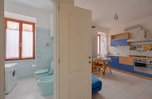Manarola Apartment | A comfortable 37 sq m studio apartment, perfect for two people but capable of accommodating up to four guests, located in the basement of a building without an elevator (steps required).The property is located in Manarola, one of the most picturesque vil