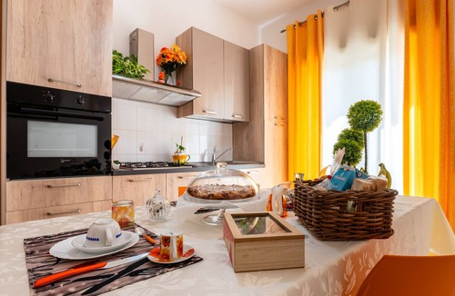 Porto Empedocle Apartment | B&B Nodo Francescano - Green Room with Sea View, Wi-Fi and Air Conditioning