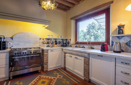 Rapolano Terme Villa | Beautiful private villa for 8 guests with A/C, WIFI, private pool, veranda and panoramic view