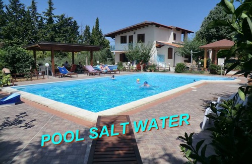 Partinico Villa | BELLA HOME, m.12x6 salt water POOL NATURAL CHLORE (NO CHEMICALS). Sandy beaches.