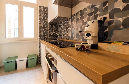 Tuscolano Apartment | Cappuccino Pop House - Cozy one-bedroom apartment within walking distance of downtown and Metro A