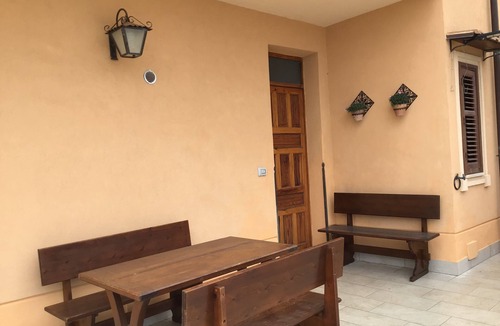 Castelbuono Apartment | ground-floor apartment with two br and living r, terrace and private parking