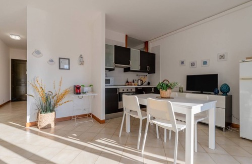 Taormina Apartment | GuestHost - A comfortable and welcoming 55 square meters apartment, perfect for four people, located on the fifth floor of a building with an elevator (NOT accessible to disabled guests).The property is located in a quiet area not far from the center of
