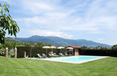 San Michele di Moriano Villa | Lovely apartment in villa for 4 people with WIFI, A/C, pool, TV and patio