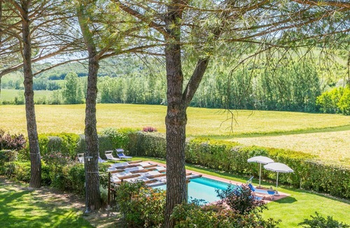Montespertoli Villa | Nice apartment in villa for 4 people with pool, WIFI, TV, patio, pets allowed and panoramic view