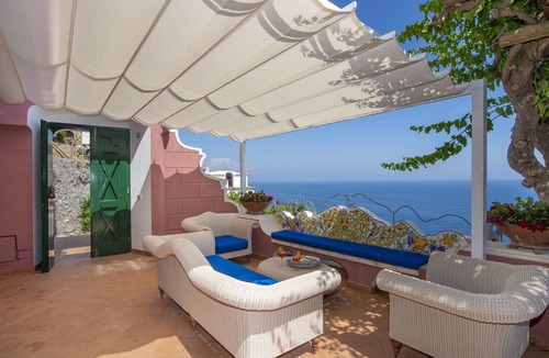 Praiano Villa | Palazzo Rocco - Villa Sunshining NEW - 4 rooms/4 bath -10 Pax - Heated Jacuzzi