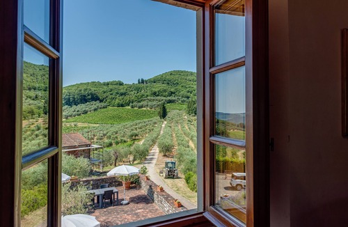 Montebonello Apartment | Spacious Apartment with Chianti Views and Pool
