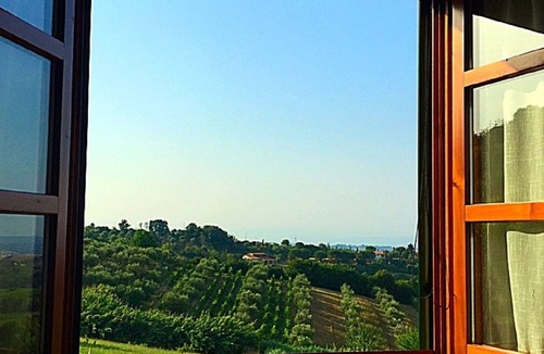 Montaione Villa | Super panoramic villa for 8, steps from town, exclusive pool, full A/C, Wi‑Fi