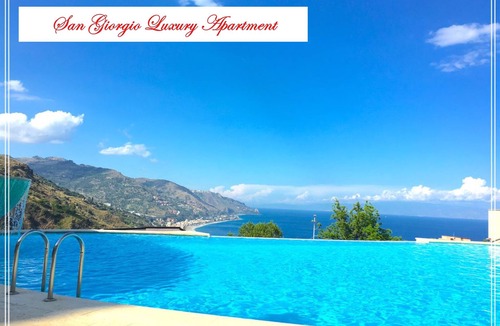 Taormina Apartment | The San Giorgio Luxury Apartment with Pool & WiFi