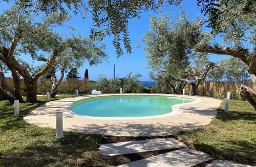 Terrasini House | Villa with Private Pool, Sea View in Sicily, Palermo-Terrasini. Family friendly