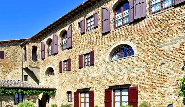 13th Century Medieval Villa apt. 2p 1 bedroom, 45mt2 top Chianti hills Florence