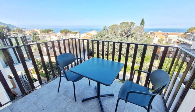 Air-conditioned apartment with sea view terrace - Santa Maria Castellabate