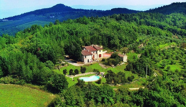 Ancient Medieval Tower with Pool and Florence Views