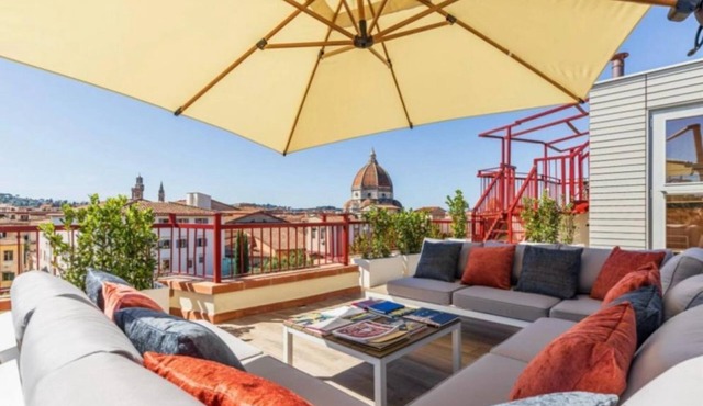 Exclusive Florence Rooftop-Private Terrace&Luxury Stay-Concierge&Services