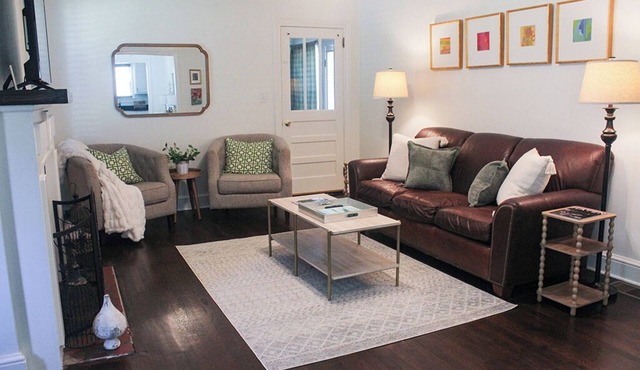 Just updated! Downtown Greer house. Walk to downtown shops. Fenced in backyard in Greer