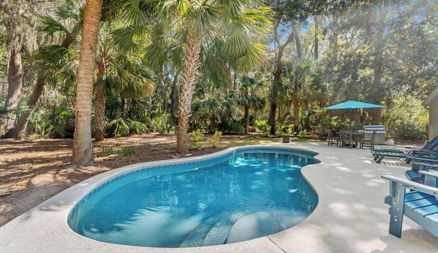 Private Pool ~ Cabana ~ 5 Deer Run Lane in Hilton Head Island
