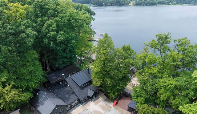 Sandy Beach WhlChr-Friendly Woodlands Lodge w/47 Wooded Acres w/Trails! in Cassopolis