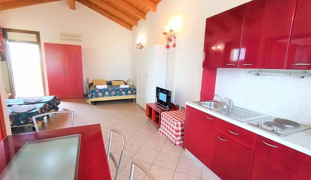 Studio with balcony and air conditioning in Isola di Albarella