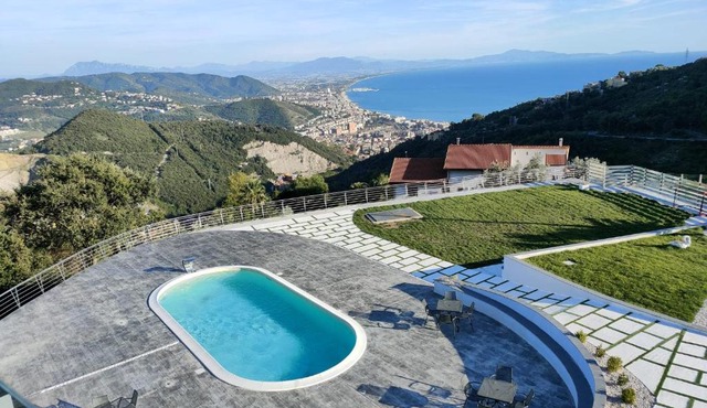 Tenuta Croce Appartamento Karol-Piscina-Vista Mare