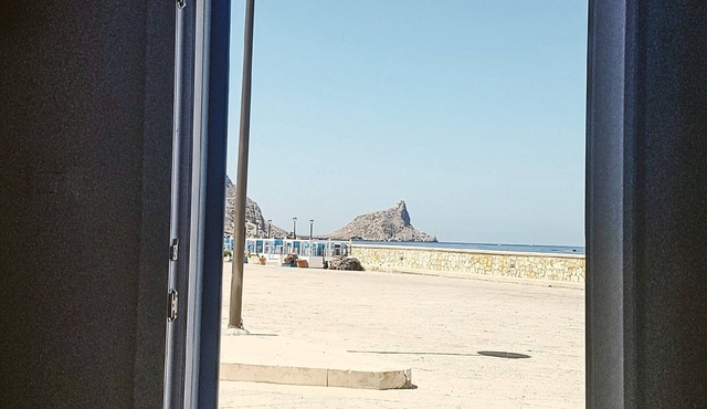 The house a stone's throw from the sea