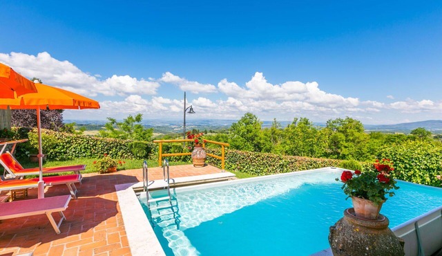 Wonderful private villa with WIFI, A/C, private pool, TV, patio, pets allowed and panoramic view