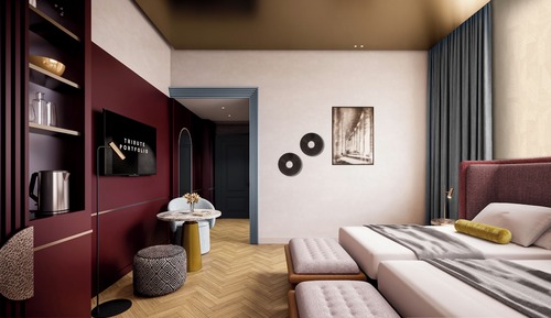 Deluxe Room, 2 Twin Beds, City View