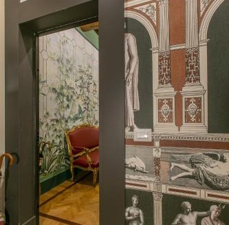 Rione VIII Sant'Eustachio Apartment | Pantheon Palazzo Nari Terrace #12
